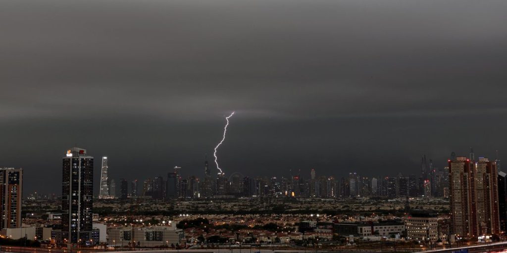 Dubai flooded.  The side effects of "cloud seeding" affect the Emirates