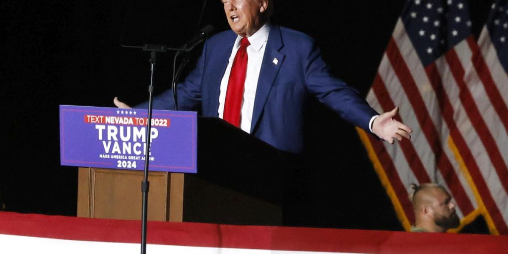 Gunfire near Donald Trump