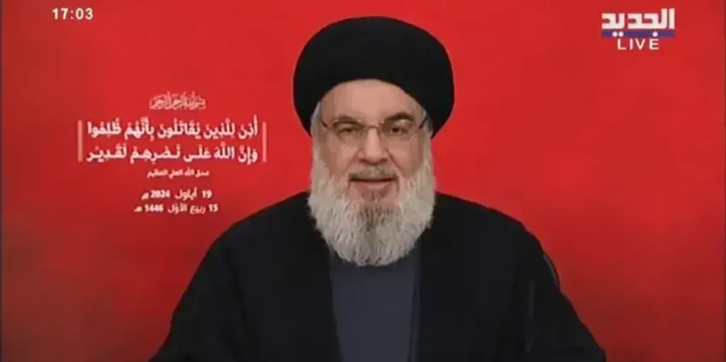 Hassan Nasrallah admits: "We have suffered a heavy blow."