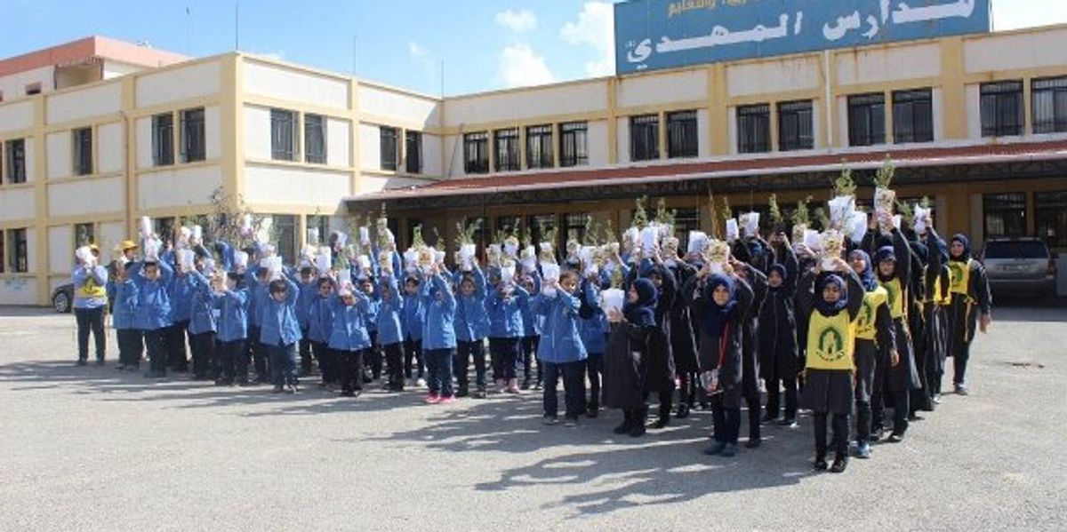Hezbollah schools where hatred for Jews and the West is taught.