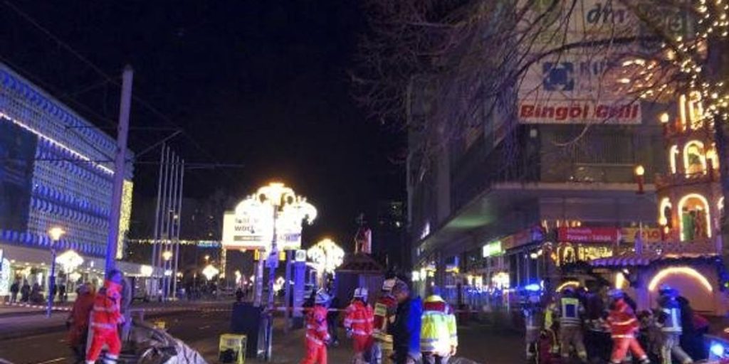 Another massacre at the street market, dead and injured in Germany. "It's terrorism"