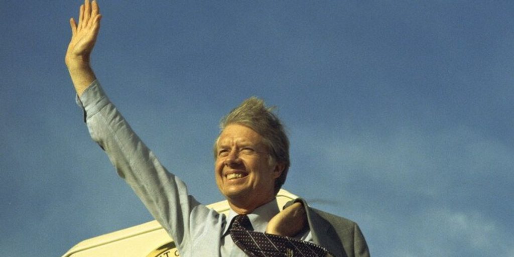 Goodbye to Jimmy Carter, the thirty-ninth president of the United States died today at the age of 100
