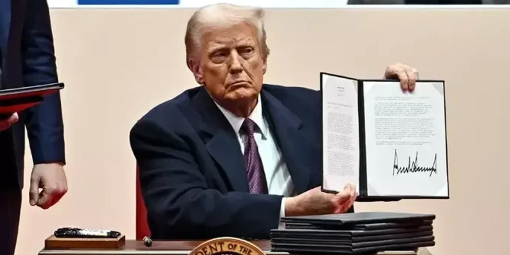 Trump signs four executive orders in support of Israel