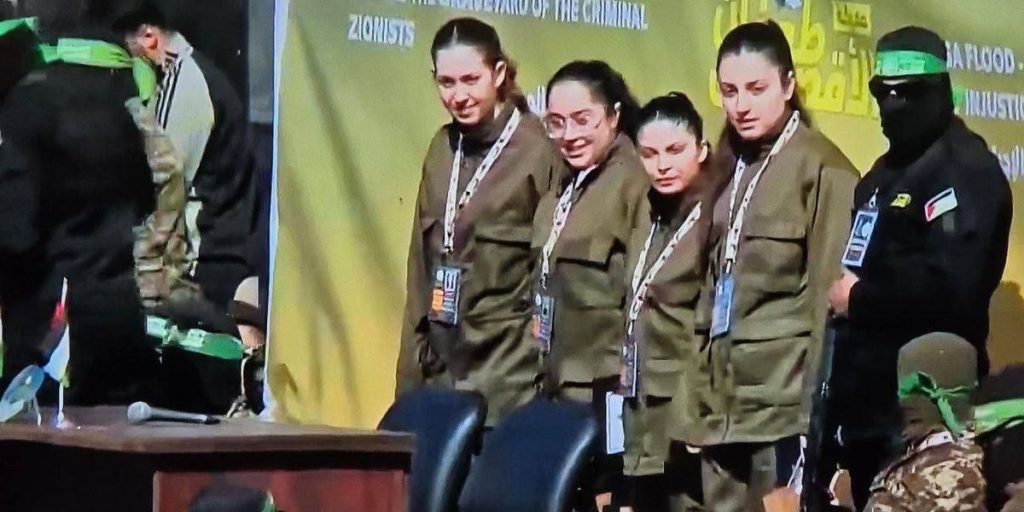 The freed hostages were handed over to the IDF in Gaza
