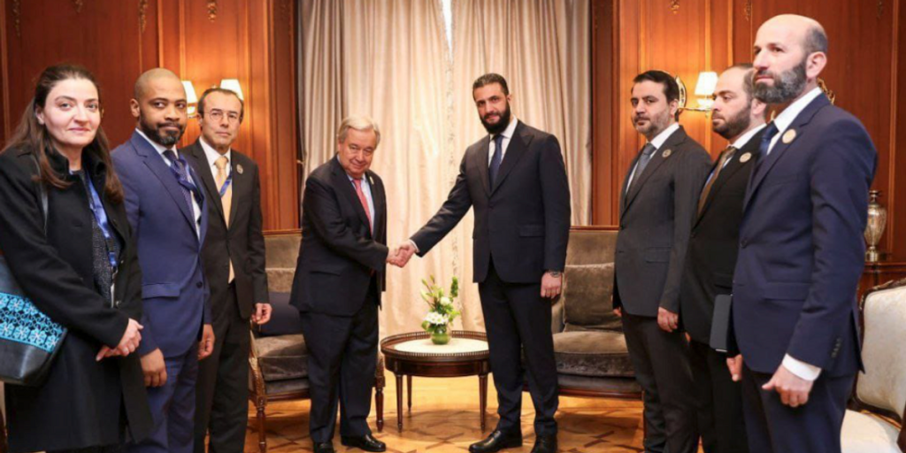 Ahmad Al-Sharaa also collects the support of the United Nations