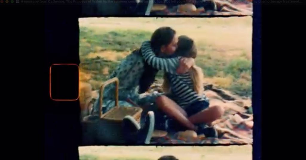 The tenderness between Charlotte and her mother