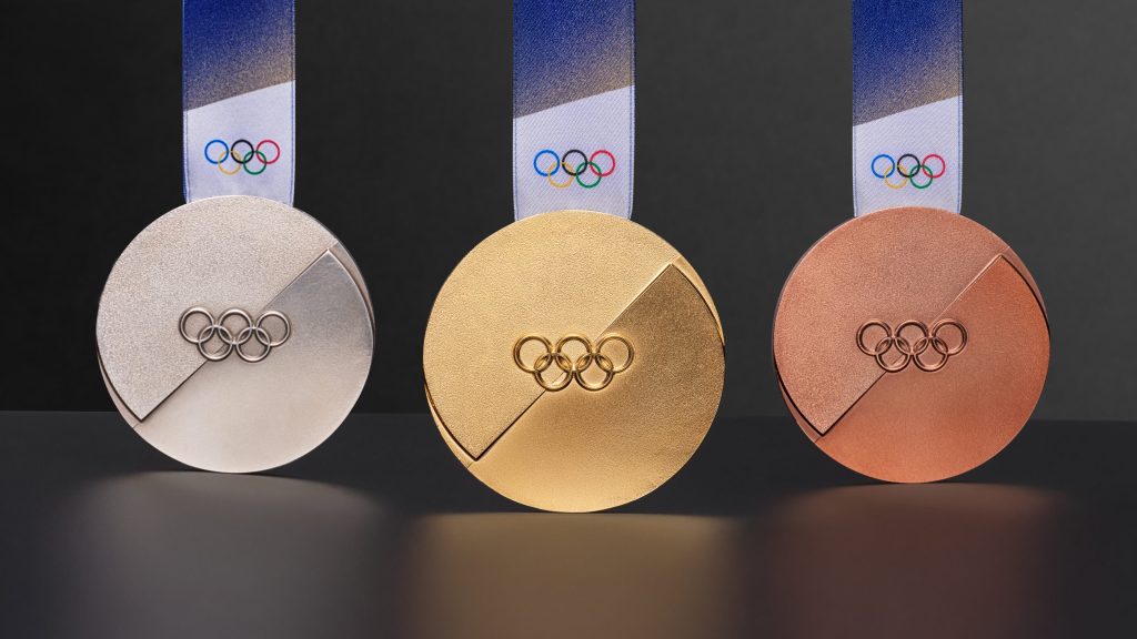 Here are the medals of the winter Olympics