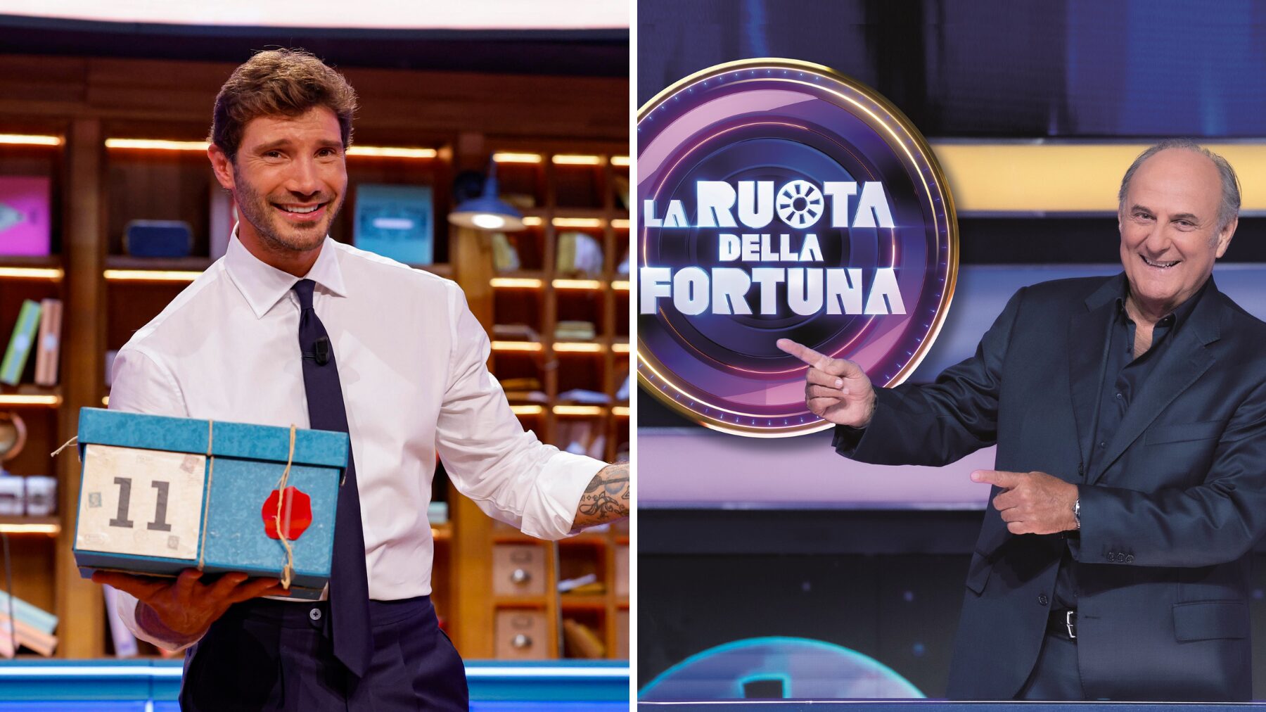 Gerry Scotti batte Stefano De Martino: è la prima sconfitta per il re dei pacchi