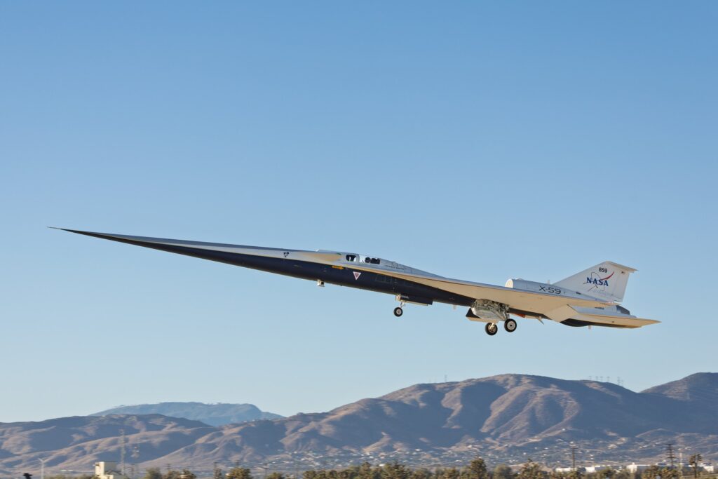 Il nuovo aereo supersonico “silenzioso” della Nasa: il Quesst vola per la prima volta