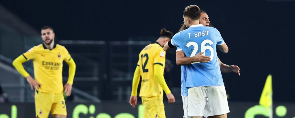 La Lazio butta fuori il Milan dalla Coppa Italia (ma lo avvicina allo scudetto)