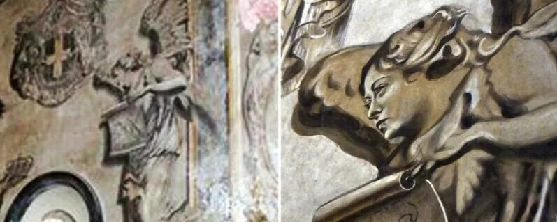 Il Pd ha le visioni: «Quell’angelo è la Meloni»