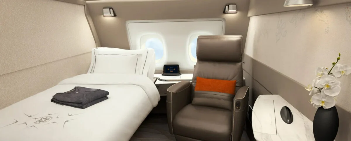 Seats that become sofas, private suites, spatial wifi. The best airline cabins from economy to first