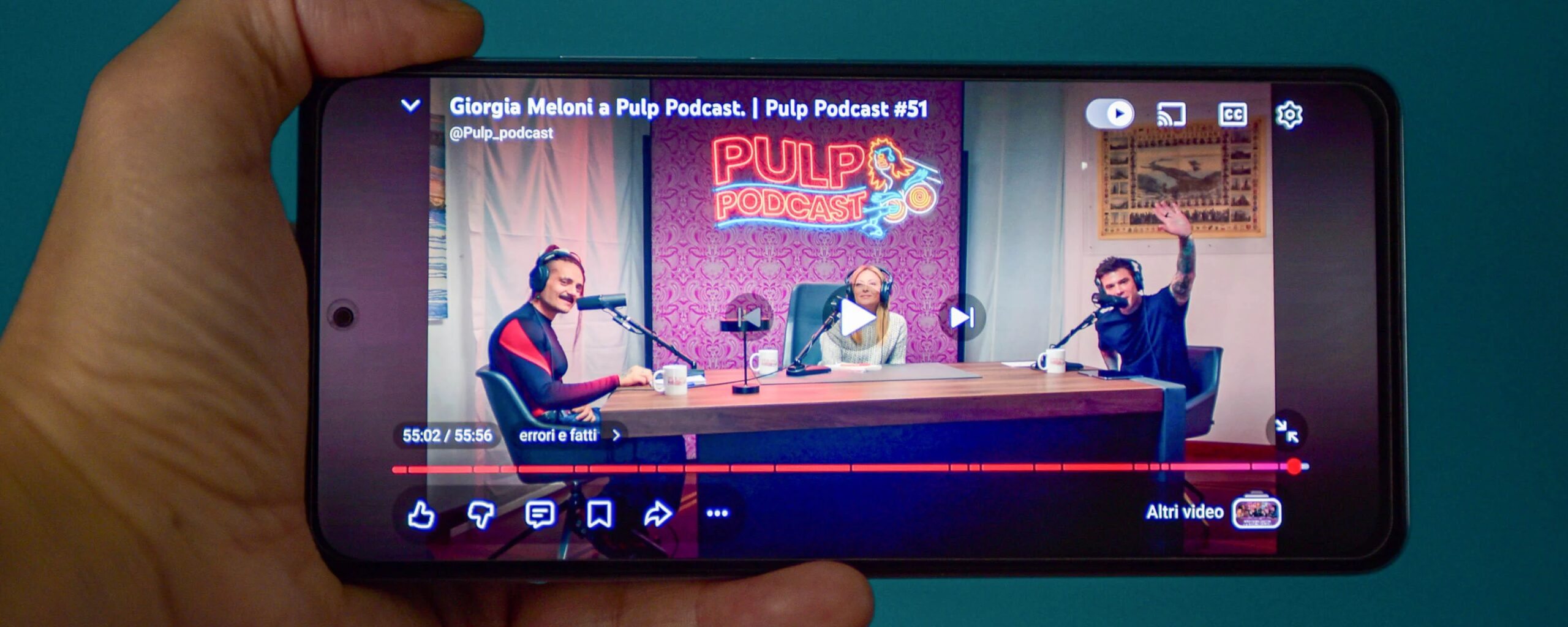 Giorgia Meloni va da Fedez… e la sinistra va in tilt. Oltre 700.000 visualizzazioni