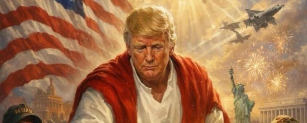 Il delirio di Trump: sul suo social Truth si paragona a Gesù (aiutato dall’Intelligenza artificiale)
