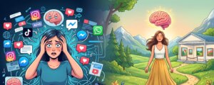 Cervello esausto da smartphone e social: ecco cosa dice la scienza per rigenerarlo in estate