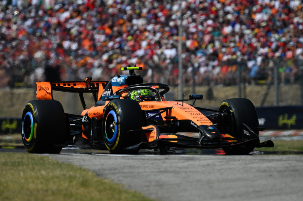 Norris trionfa nel gp di Ungheria,  Antonelli terzo. Delusione Ferrari