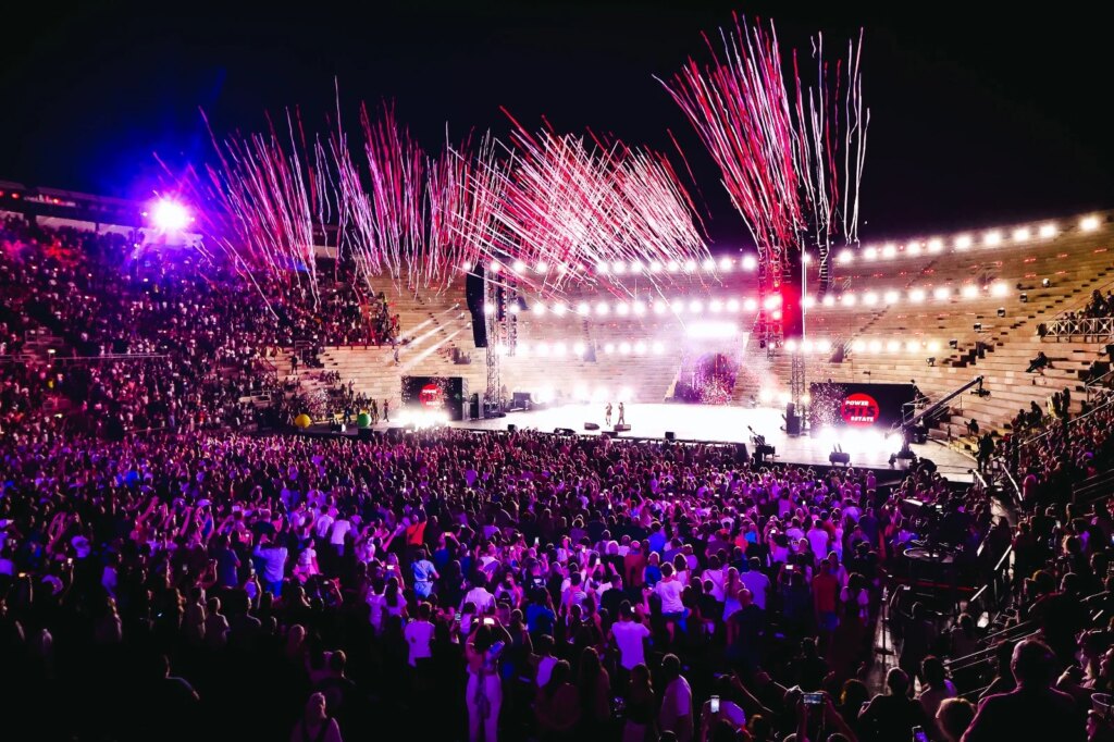 Arena di Verona da record: oltre 46 milioni di visualizzazioni per Power Hits Estate e Future Hits Live