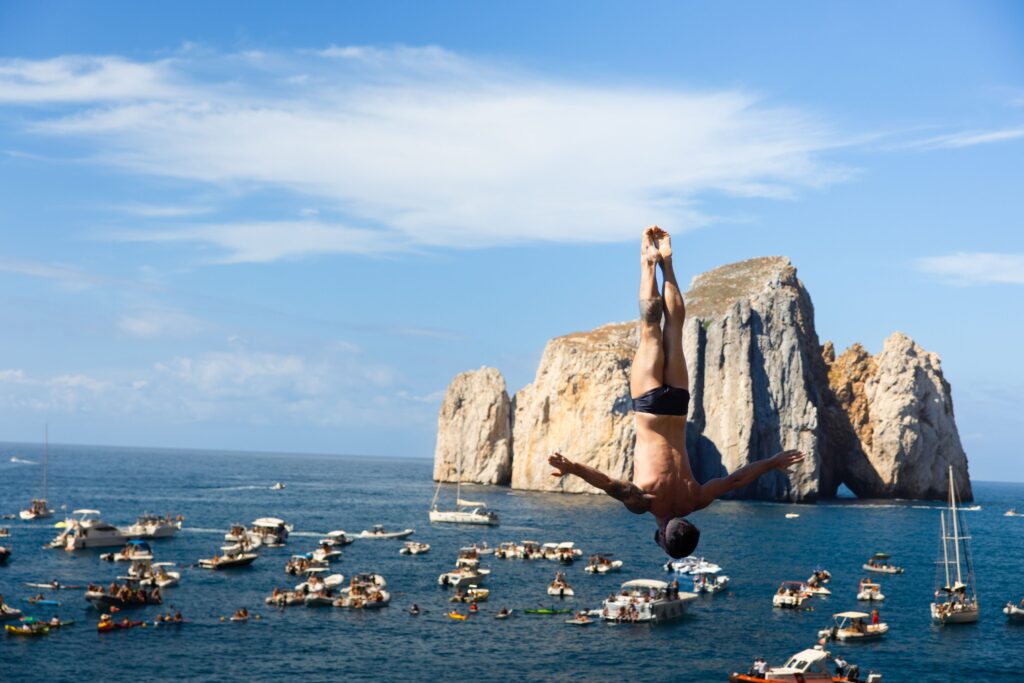 Tuffi da grandi altezze: World Aquatics conferma la tappa di Porto Flavia